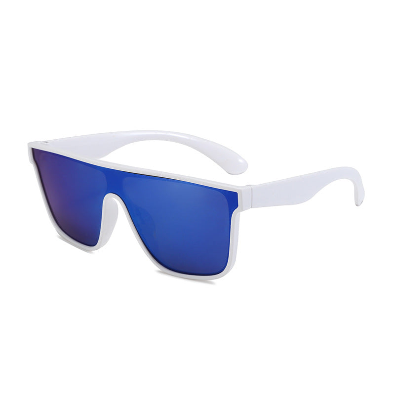 Damen Sportliche Sonnenbrille mit breitem Rahmen und polarisierenden Gläsern Brehn