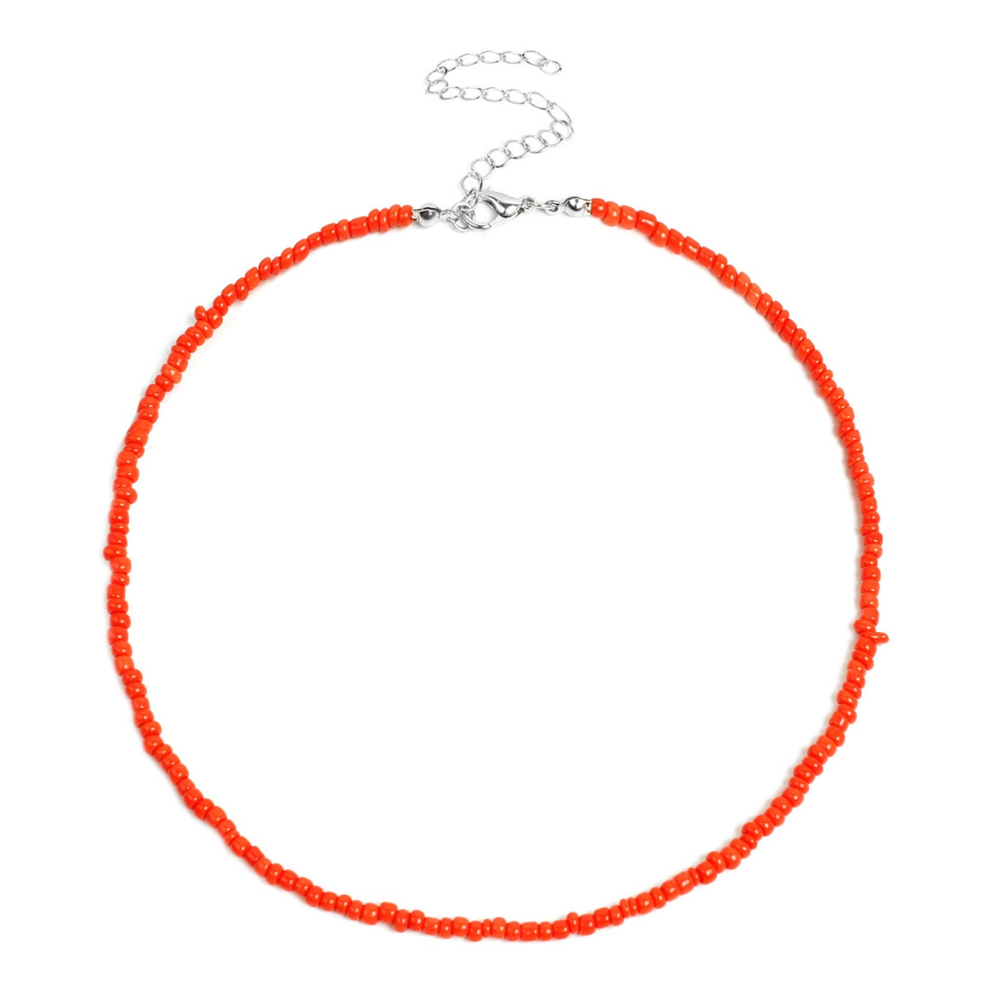 Buntes Perlen-Choker-Halsband Brehn
