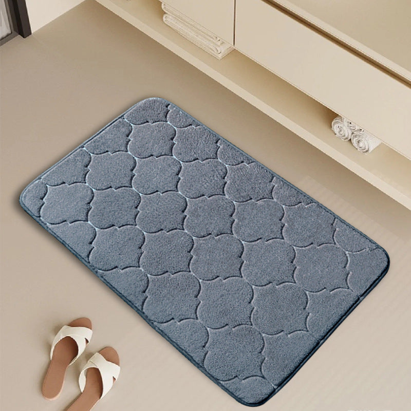 Weicher Plüsch-Memory-Foam-Badeteppich Brehn