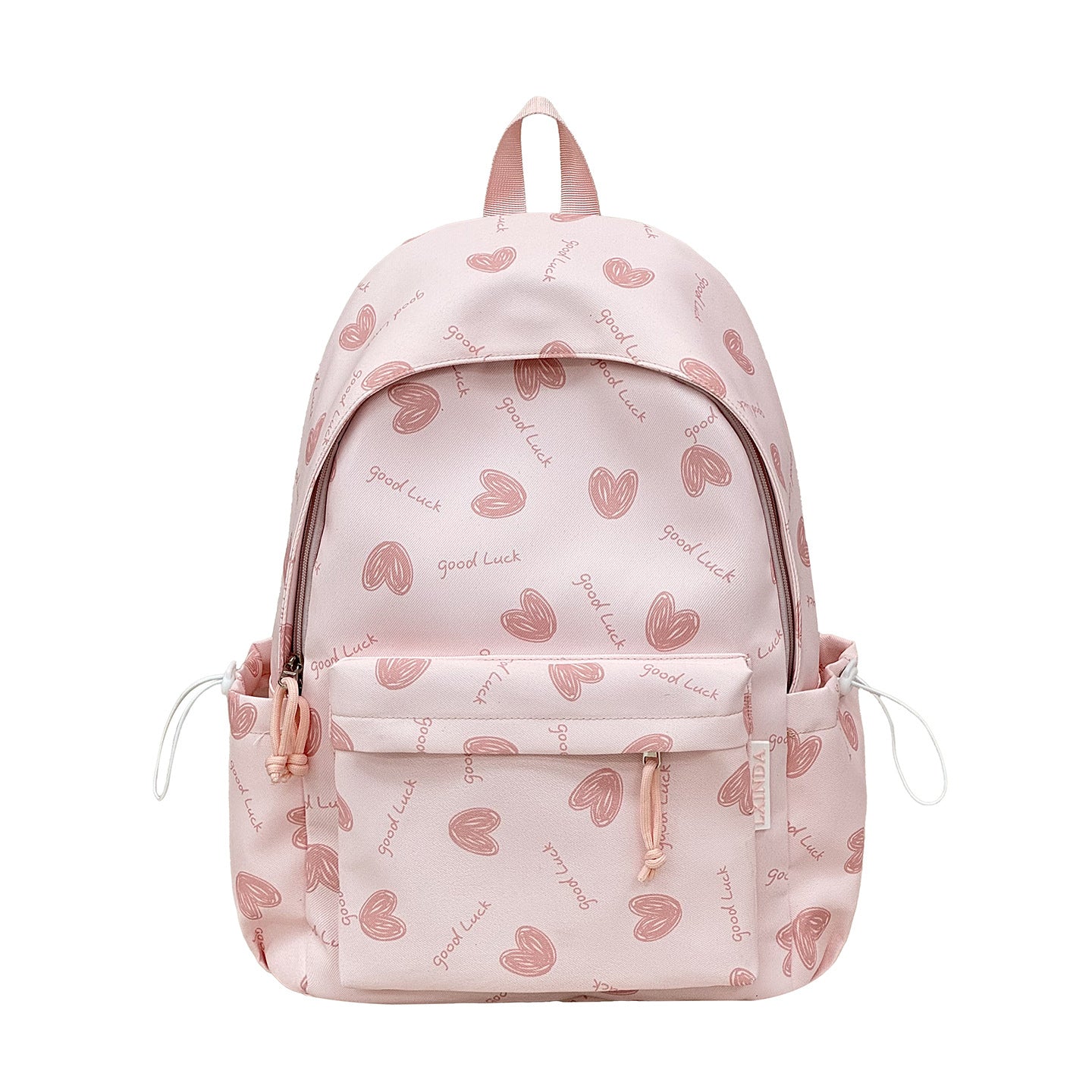 Herz Muster Casual Rucksack Brehn