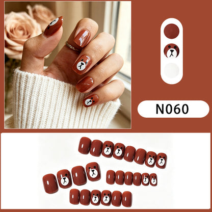 Geometrisches Muster Press-On Nagelset