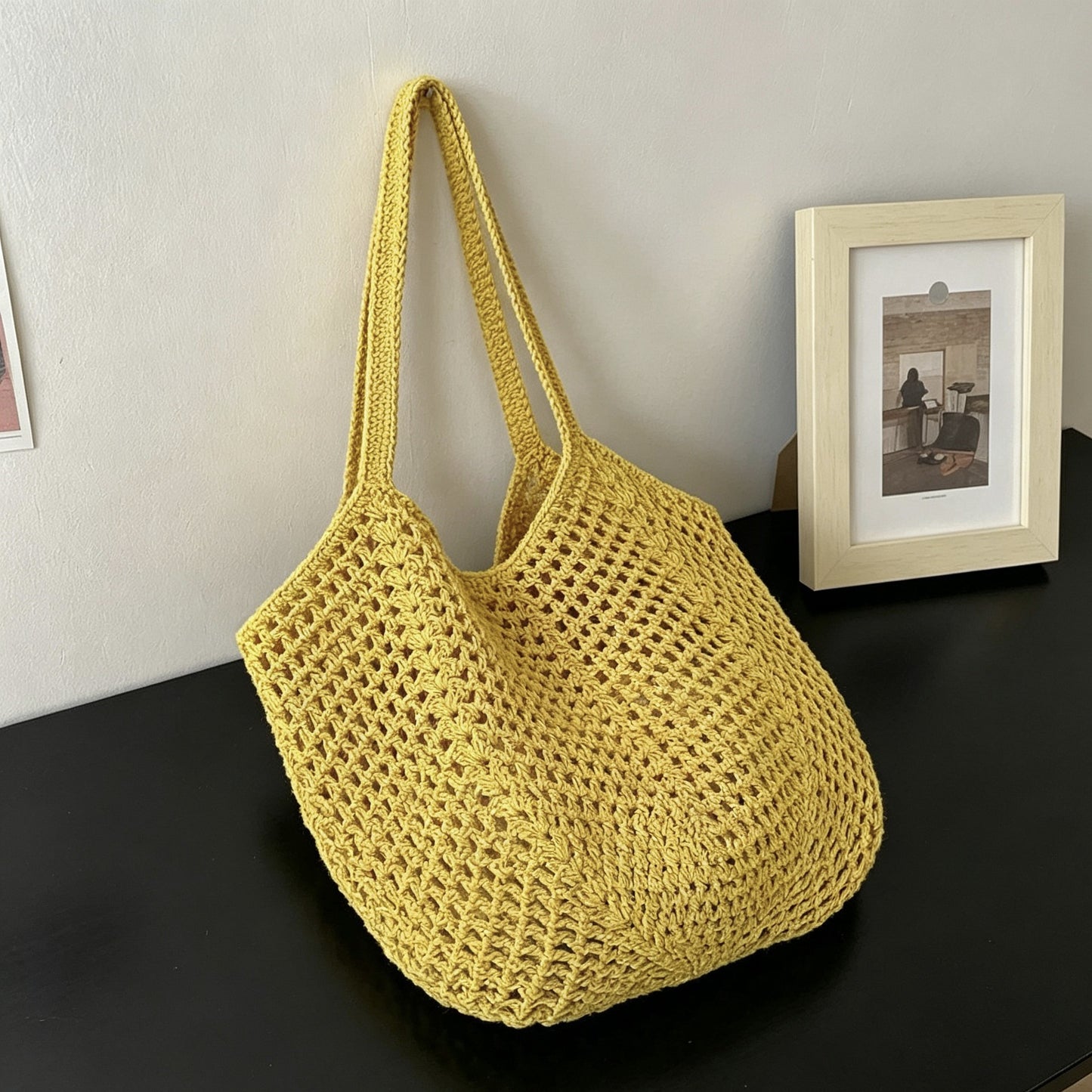 Gehäkelte Tragetasche mit Lässiger Form Brehn