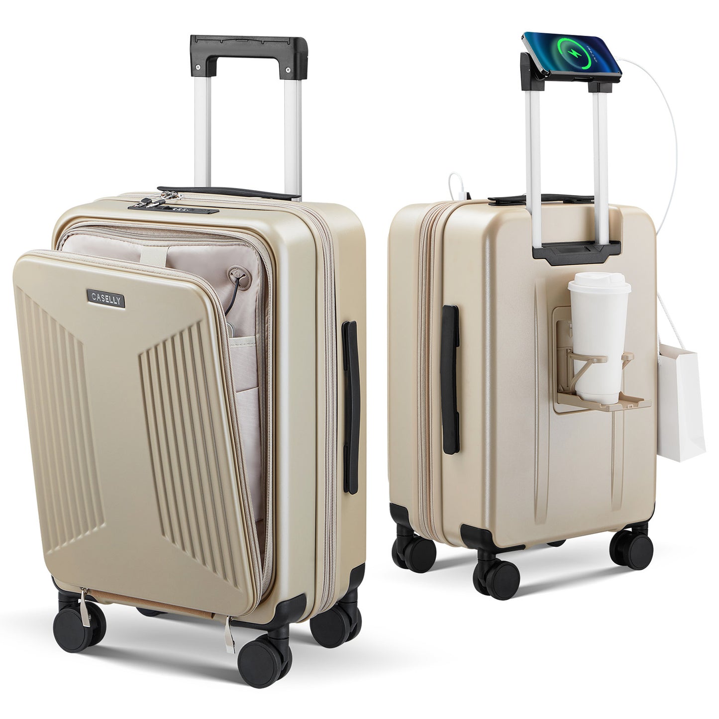 Unisex Smart Multi-Functional Handgepäck Brehn
