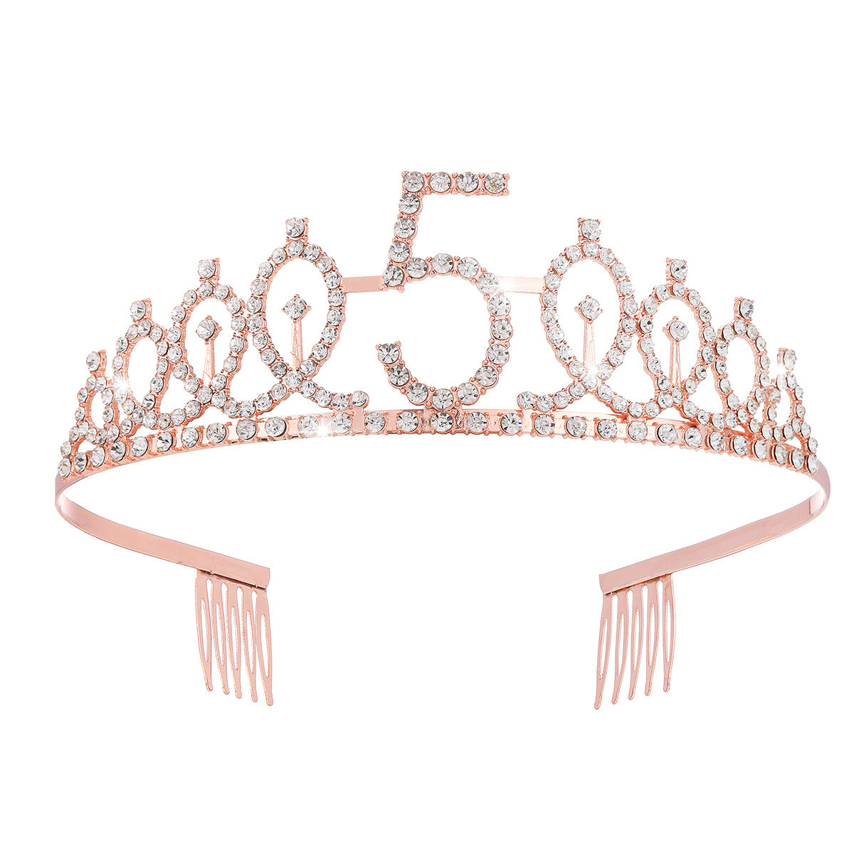 Damen Kristallverzierte Tiara mit elegantem Design Brehn