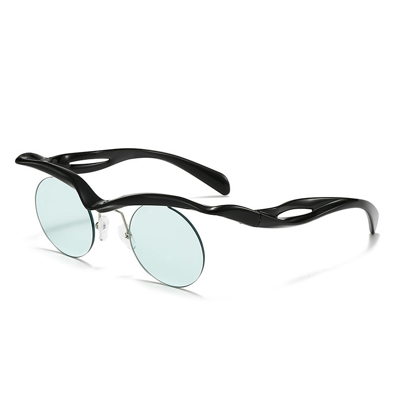 Damen modische Sonnenbrille mit innovativem Rahmen Brehn