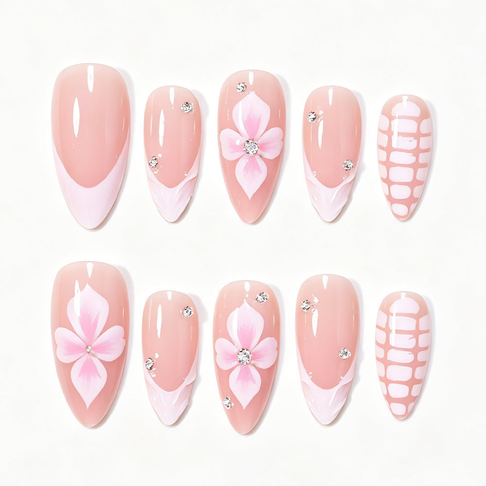 Elegante dekorative Acryl-Nagelkunst Tipps Brehn