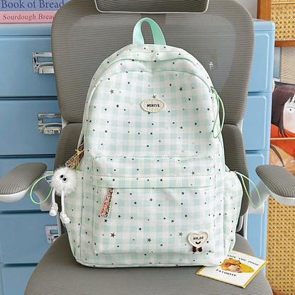 Stylischer kariert Mini Rucksack Brehn