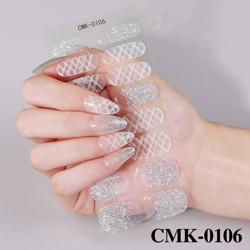 Elegante Ombre-Nagelsticker