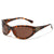 Mode Cat-Eye Sonnenbrille mit Herz Details Brehn