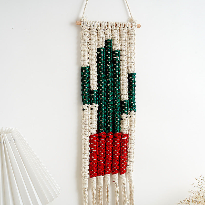 Macramé Wüsten-Kaktus Wandbehang Dekor Brehn