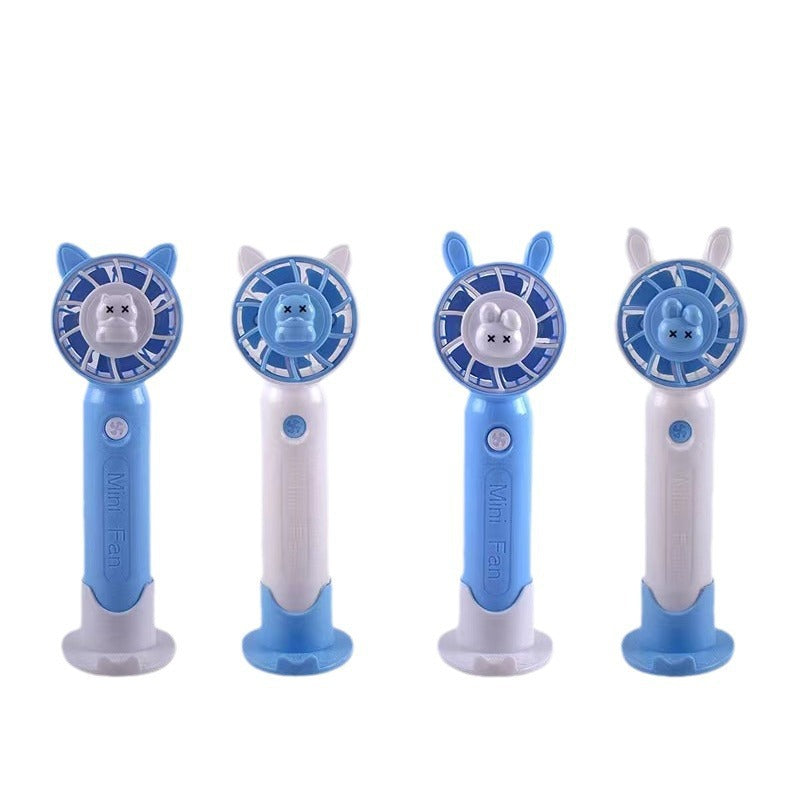 Unisex nan tragbarer wiederaufladbarer Handventilator mit Silikon-Saugnapfbasis und leisem bürstenlosem Motor Brehn