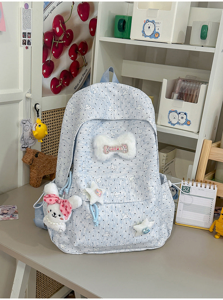 Niedlicher Plüsch Verzierte Rucksack Brehn