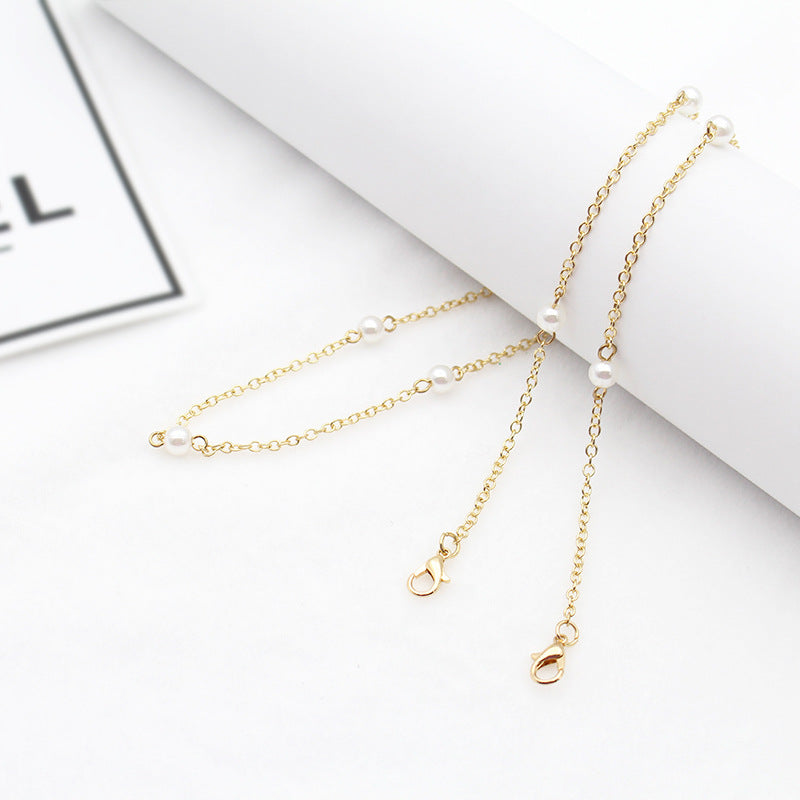 Elegante perlenverknüpfte Brillenketten Brehn
