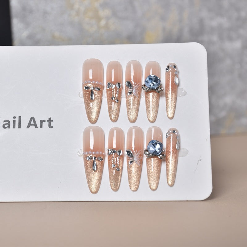 Dekorative Glam Nail Art Extensions Brehn