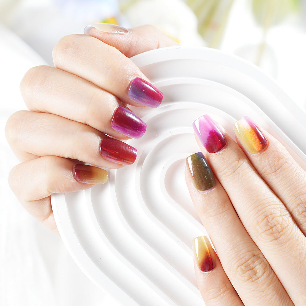 Ombre Gradient Press-On Nagelset Brehn