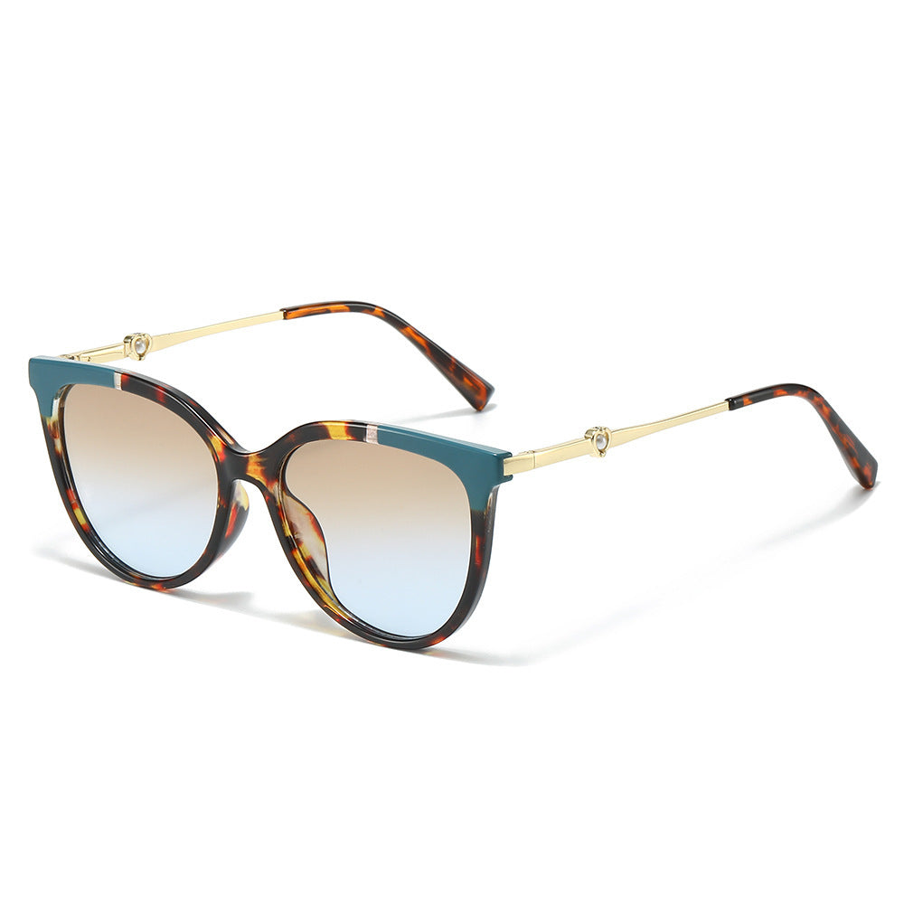 Stylische Übergroße Schmetterlingssonnenbrille Brehn