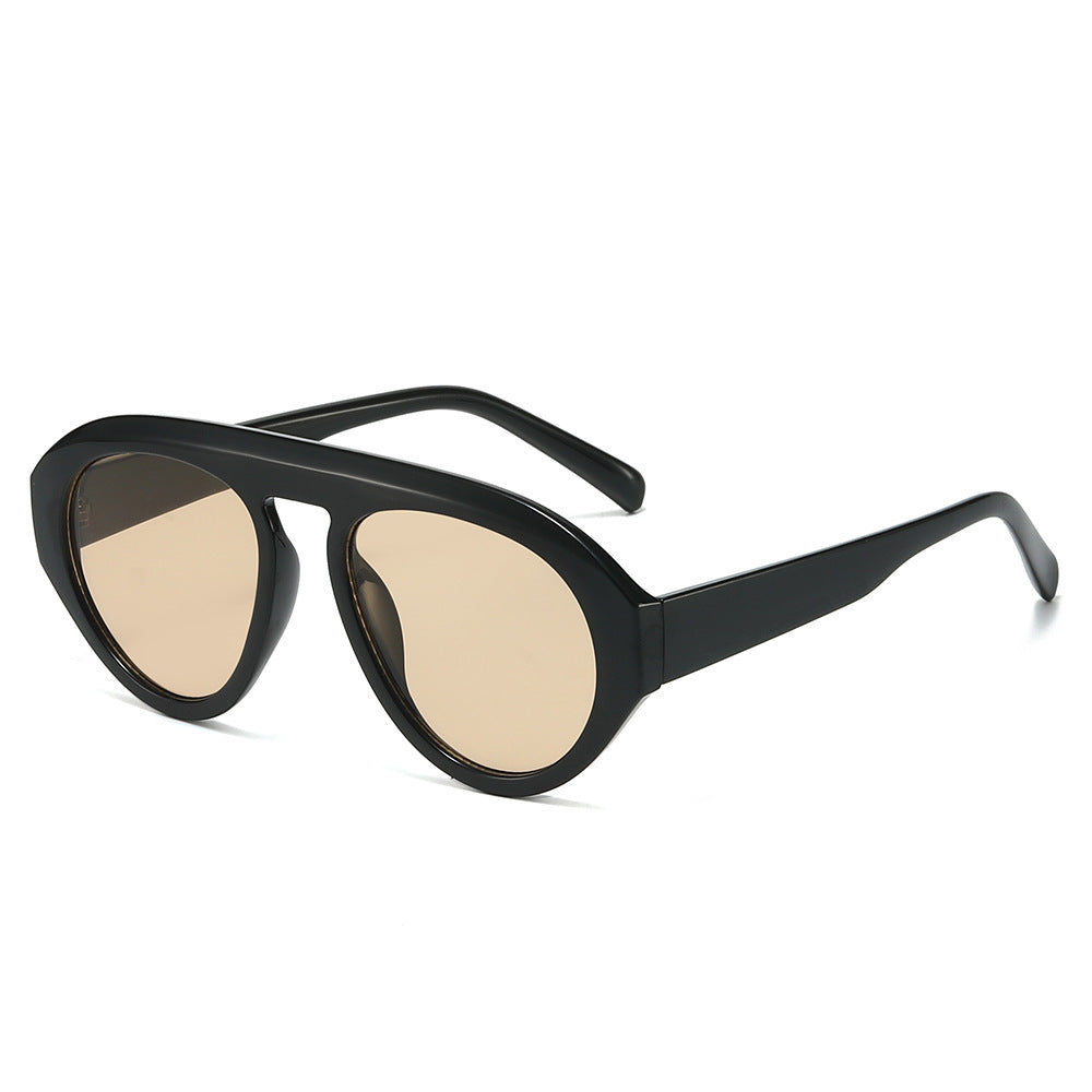Chic Übergroße Achteckige Sonnenbrille Brehn