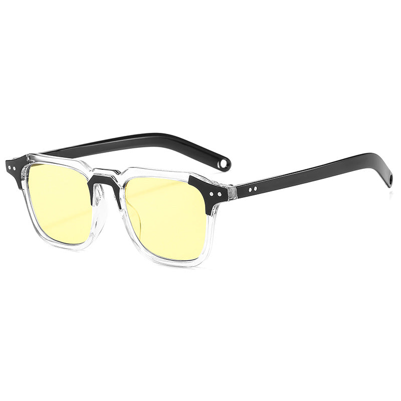 Herren Retro-inspirierte auffällige quadratische Sonnenbrille Brehn
