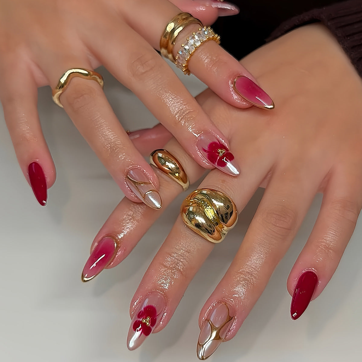 Glamouröse Stiletto-Nagelerweiterungen Brehn