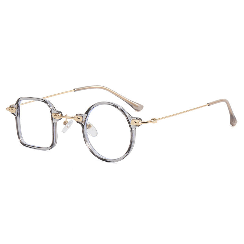 Damen elegante runde Hybridbrille mit quadratischem Design Brehn