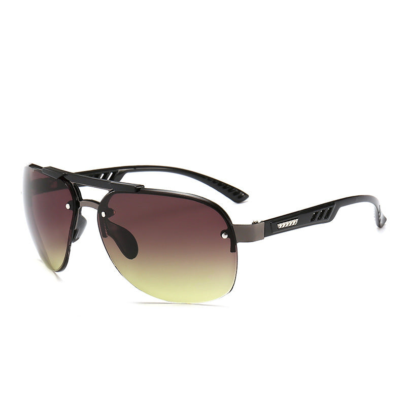 Damen Sportliche Sonnenbrille mit innovativem Metallrahmen Brehn