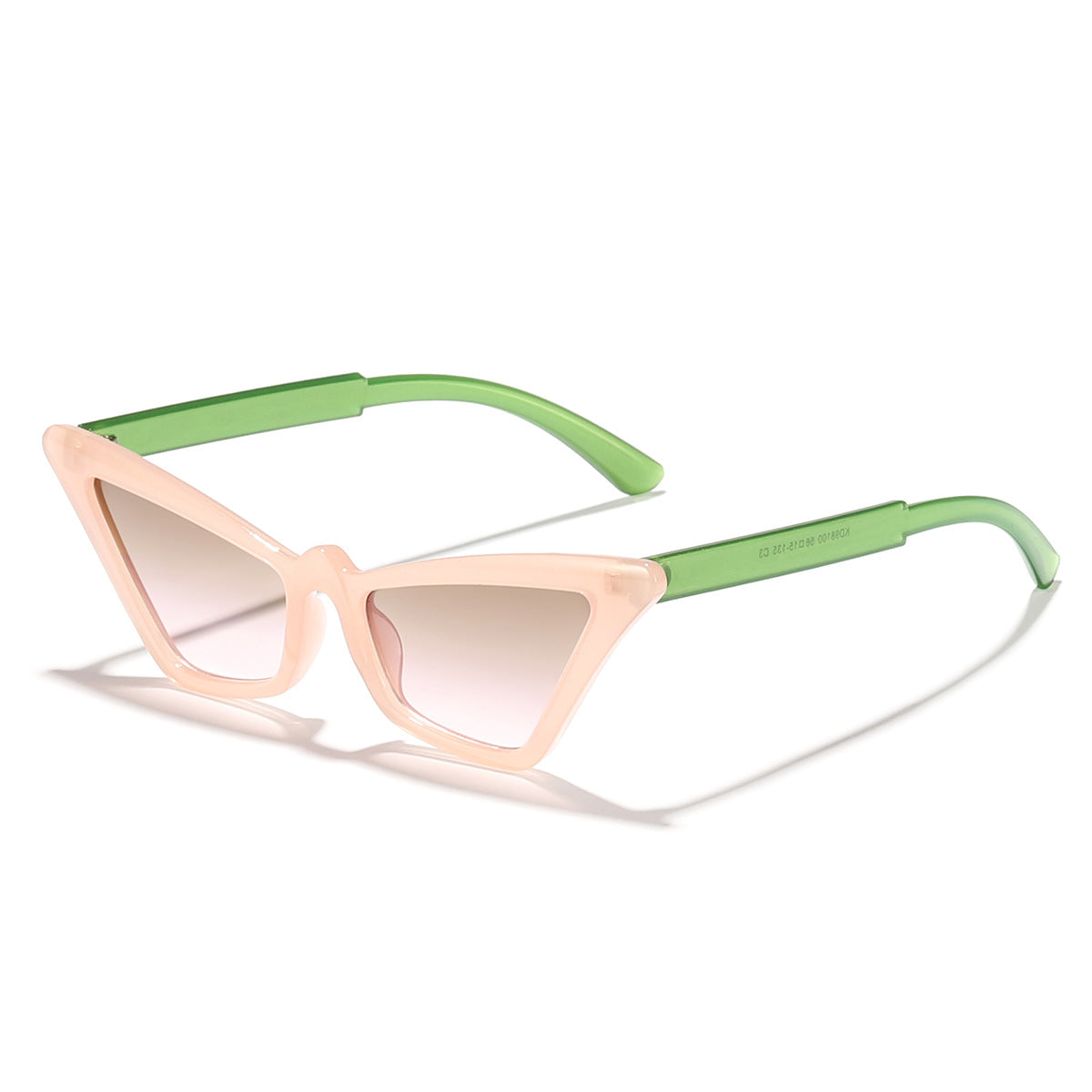 Damen trendige Katzenaugen-Sonnenbrille mit modernem Rahmen Brehn