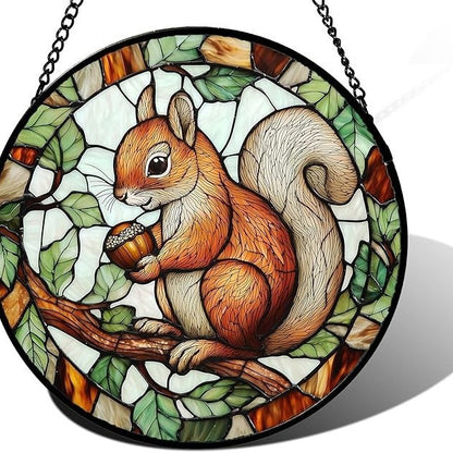 Buntglas Phönix Wandkunst Brehn