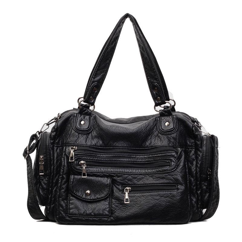 Multi-Reißverschluss-Handtasche