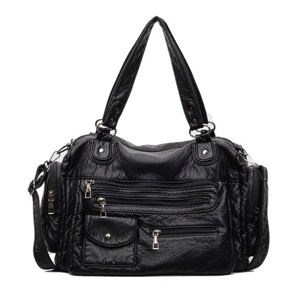 Multi-Reißverschluss-Handtasche