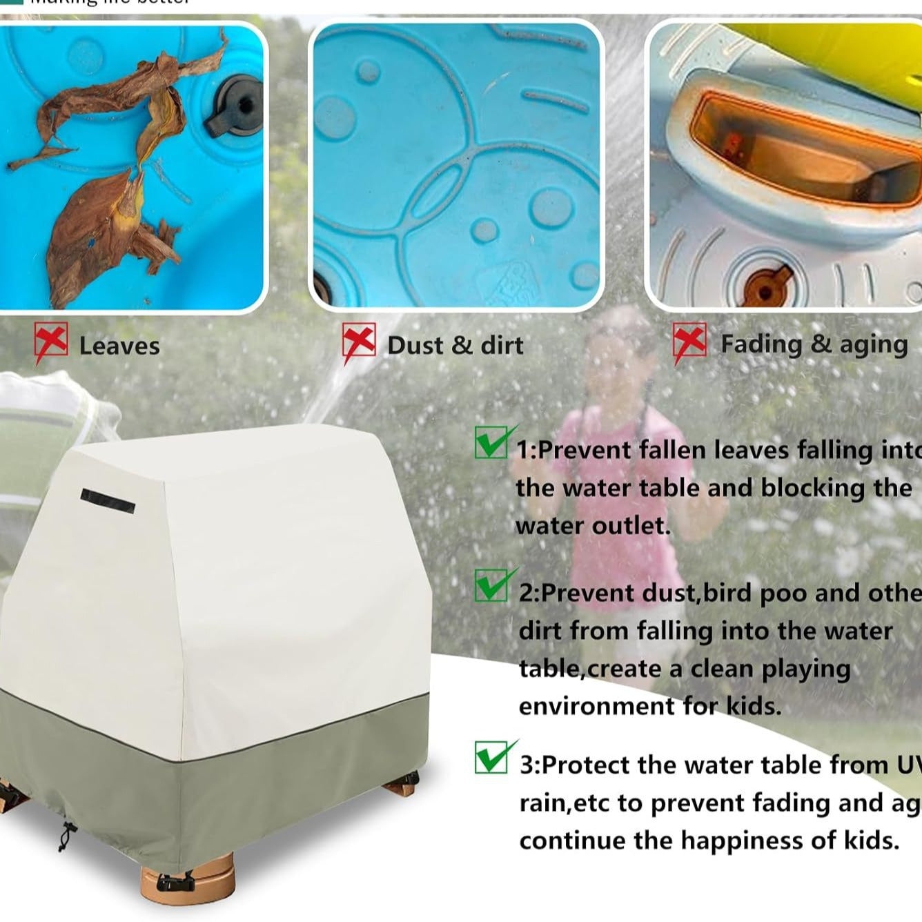 Schutzhülle für Wasserspieltische Brehn