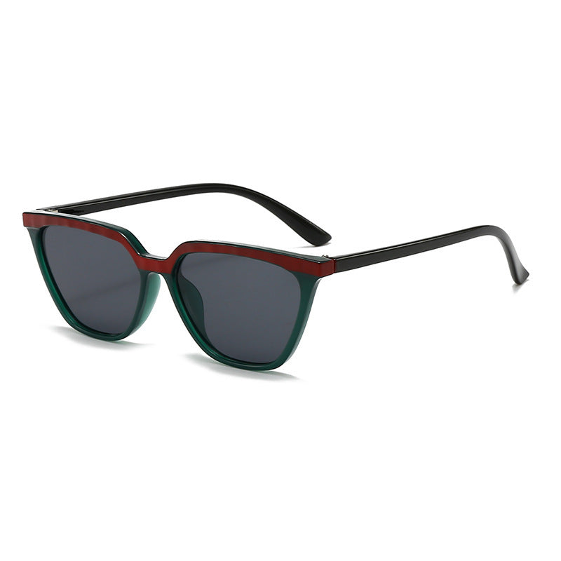Damen Modische Katzenaugen-Sonnenbrille mit auffälligem Design Brehn