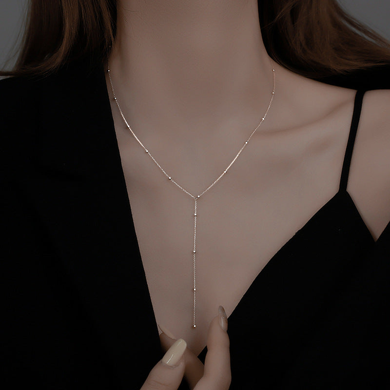 Elegante Y-förmige Anhänger Halskette Brehn