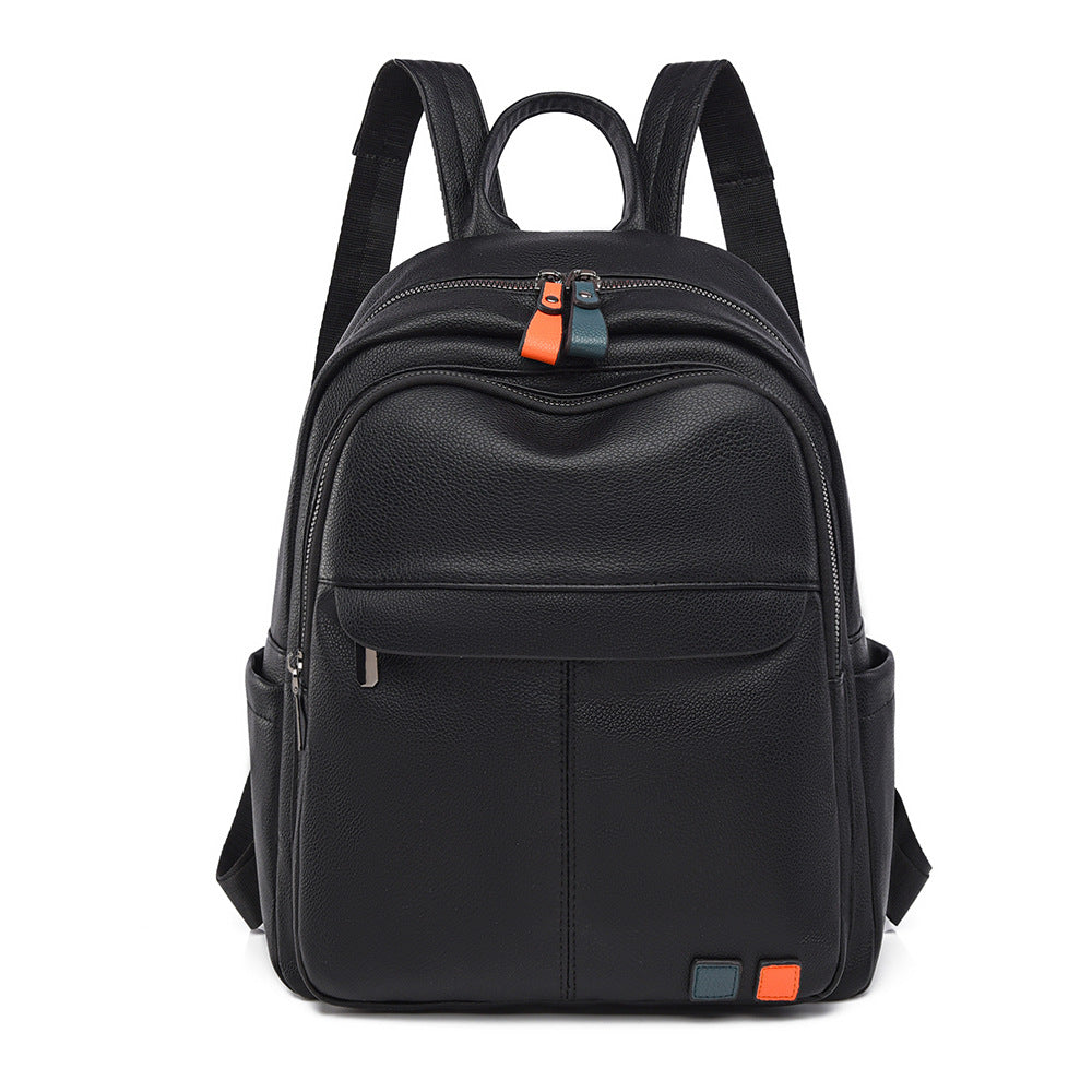 Leder Mehrfachfach Rucksack Brehn