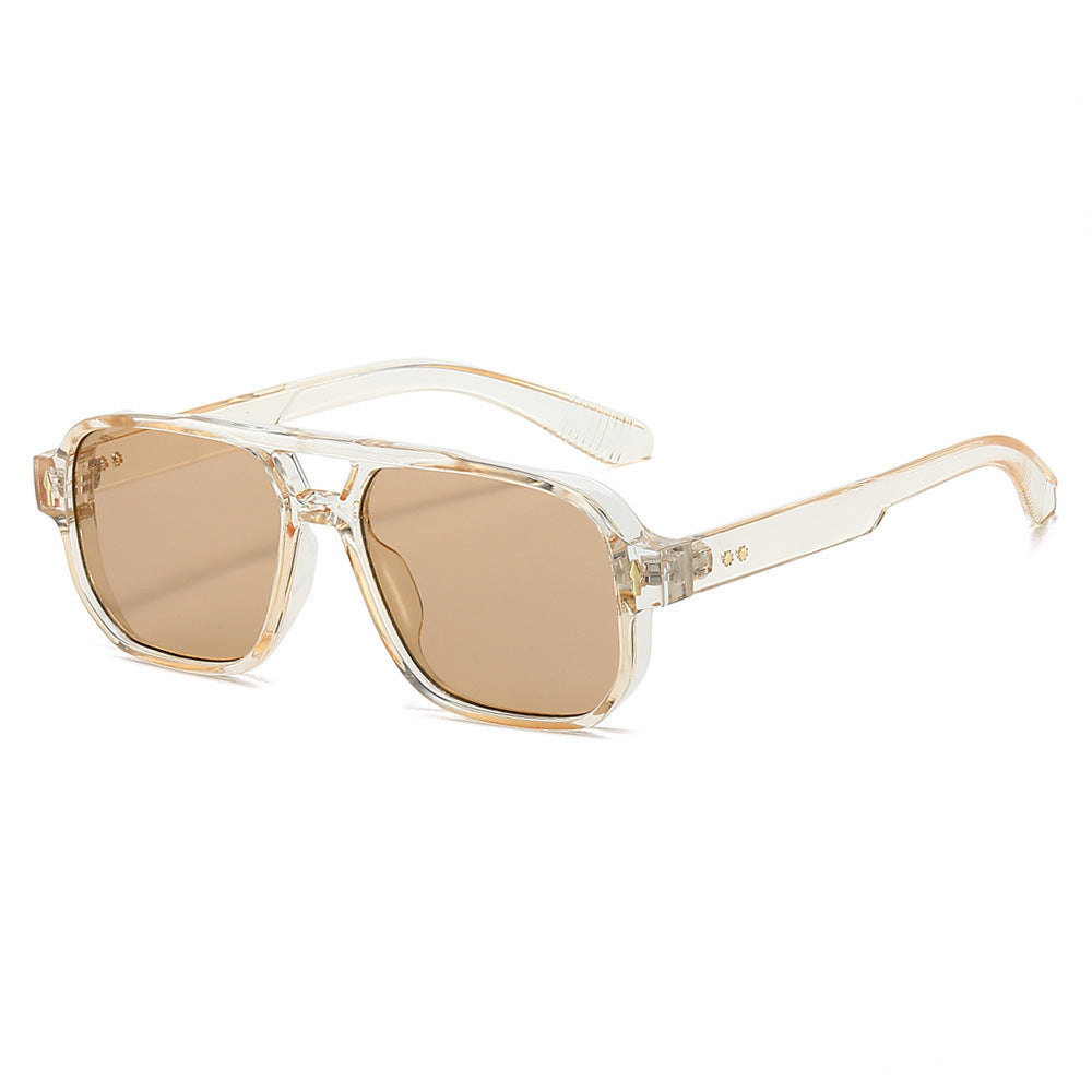 Oversized geometrische Sonnenbrille mit verbesserter UV-Schutz Brehn