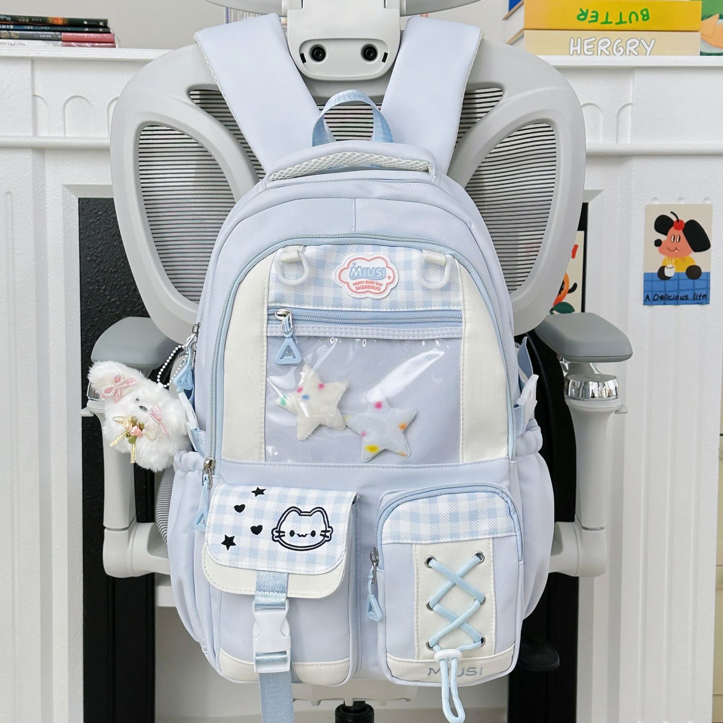 Stylische Verspielte Grafik Rucksack