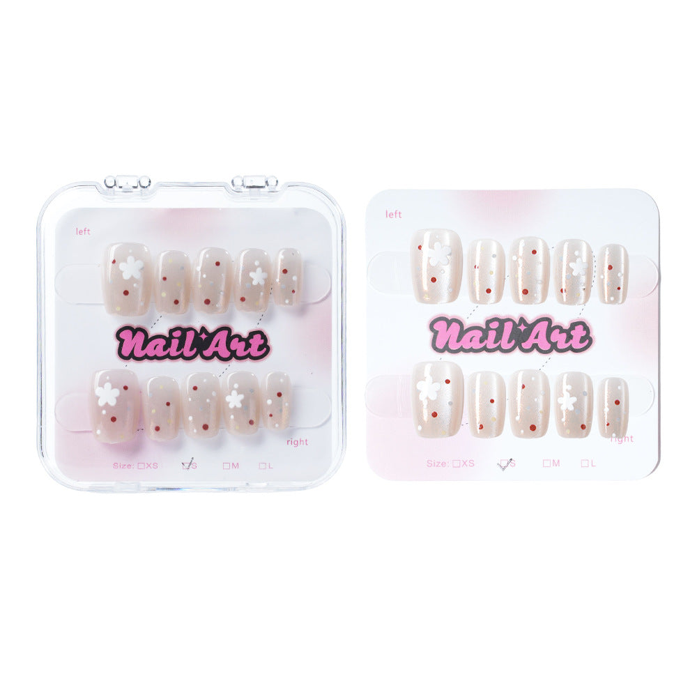 Blumen Design Press-On Nagelkunst Brehn