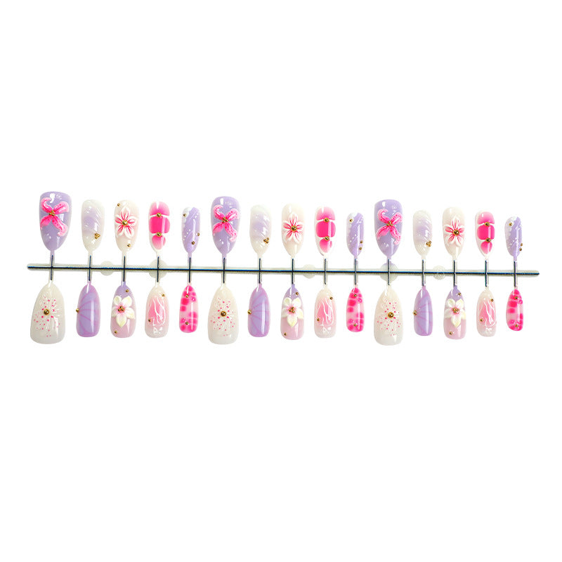 Künstlerische Blumen Press-On Nagelkollektion Brehn