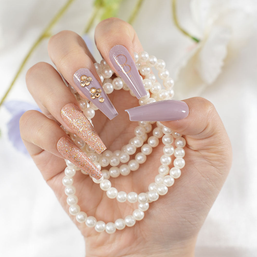 Glamorous Stiletto Nagel Set Brehn
