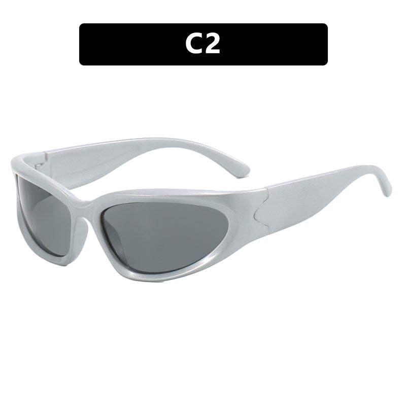 Damen sportliche Sonnenbrille mit ergonomischem Design und schützendem UV-Filter Brehn