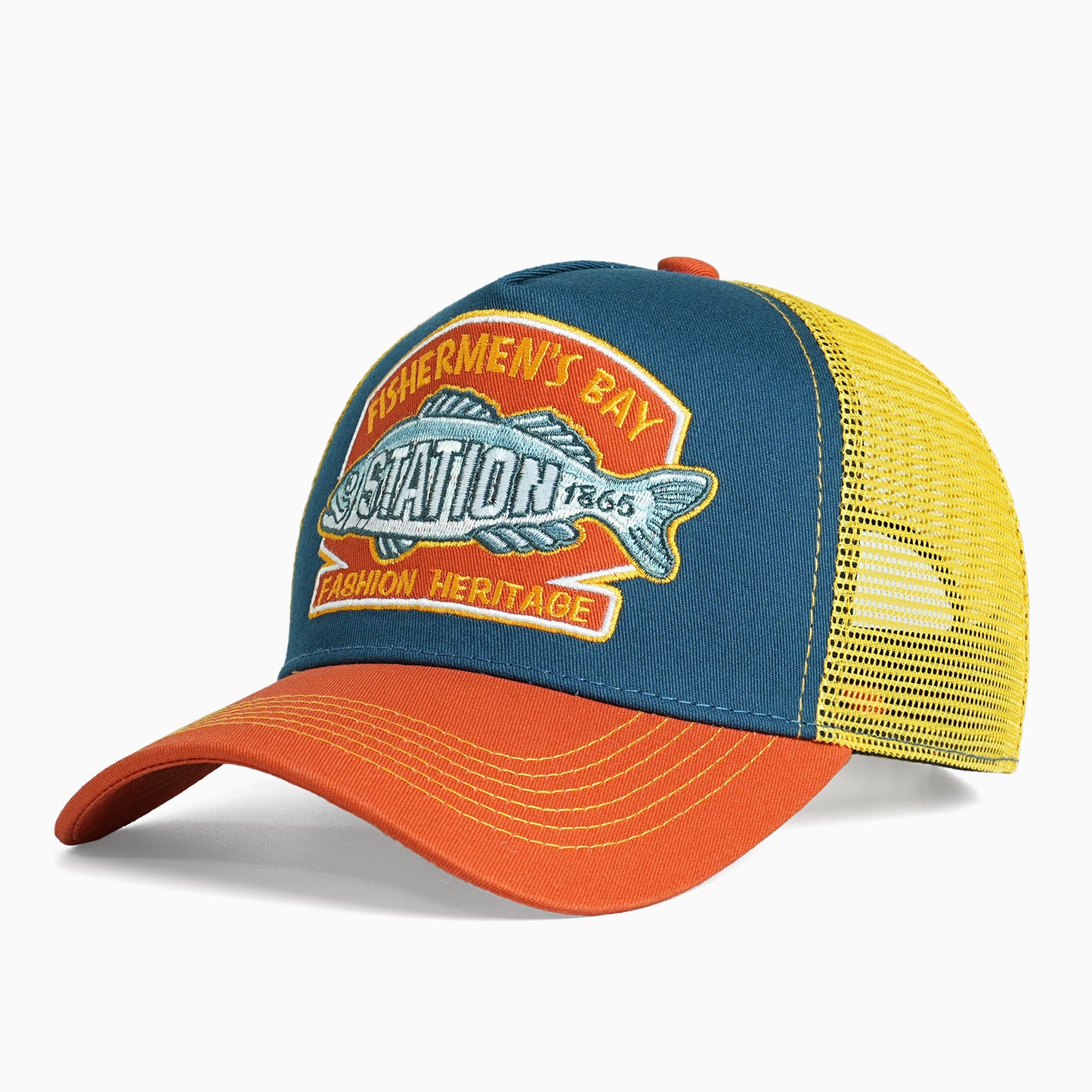 Damen Trucker Cap mit herausragendem Stickdesign Brehn