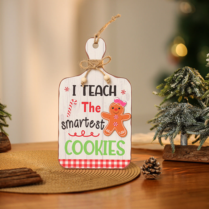 Dekoratives Weihnachtsplakat mit Weihnachtsplätzchen-Motiv Brehn