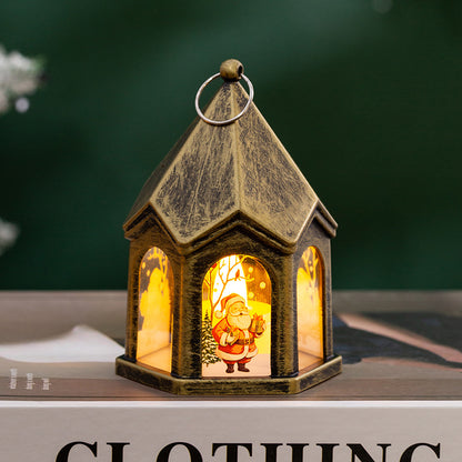 LED Weihnachtslaterne mit nostalgischem Design