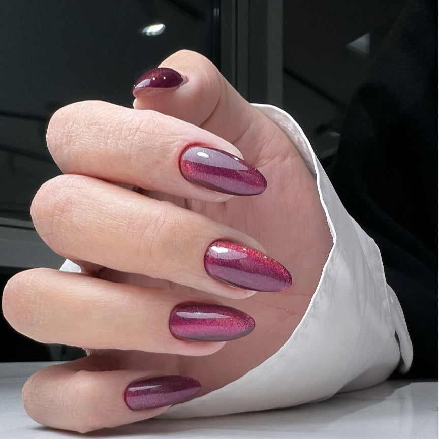 Glänzendes mandelförmiges Press-On-Nagelset Brehn 1787225031