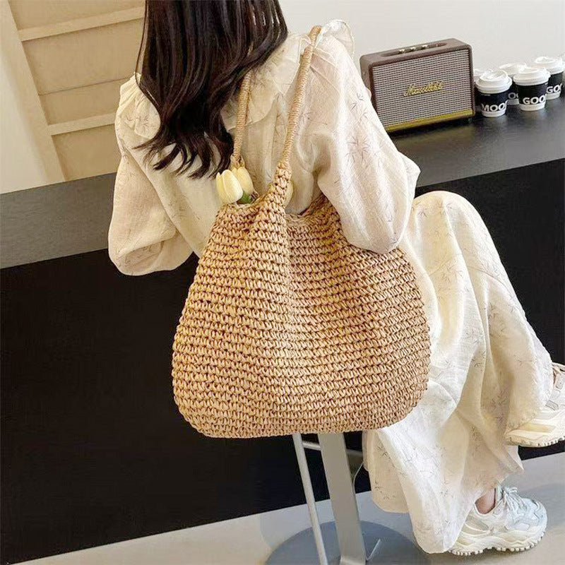 Handtasche Aus Handgefertigtem Naturmaterial mit Robustem Design Brehn