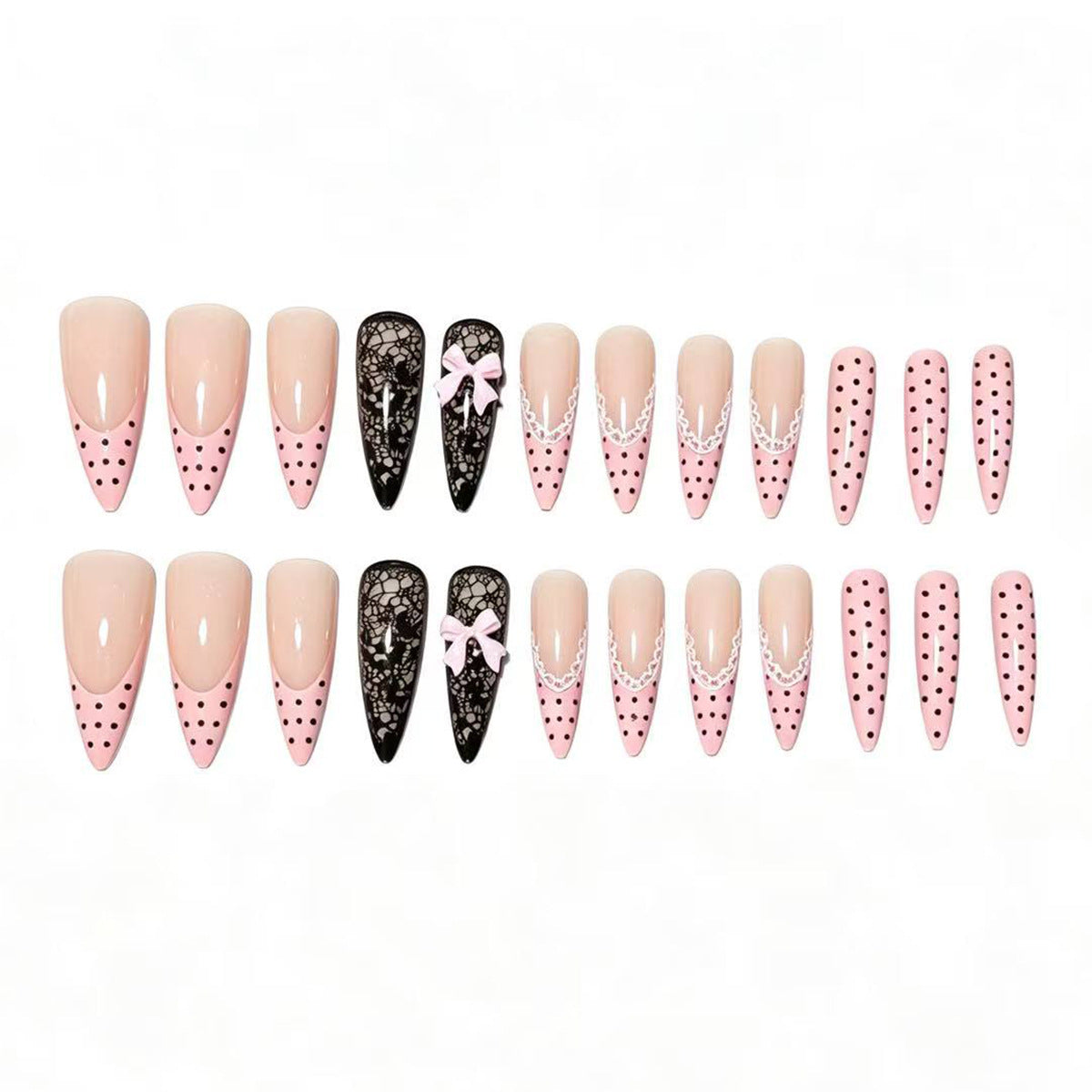 Chic Elegante Druck auf Nagelspitzen Brehn