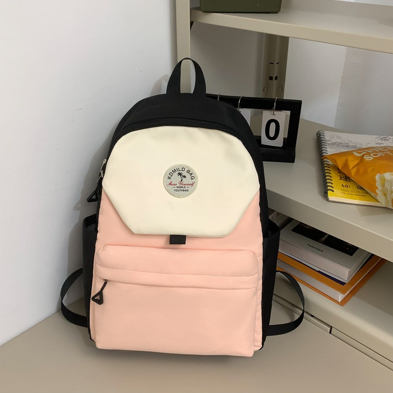 Lässiger leichter Mehrfachtaschen-Schulrucksack