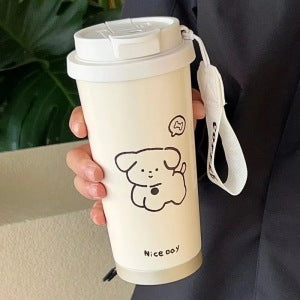 Damen Isolier-Trinkbecher mit süßem Hello Kitty Design Brehn