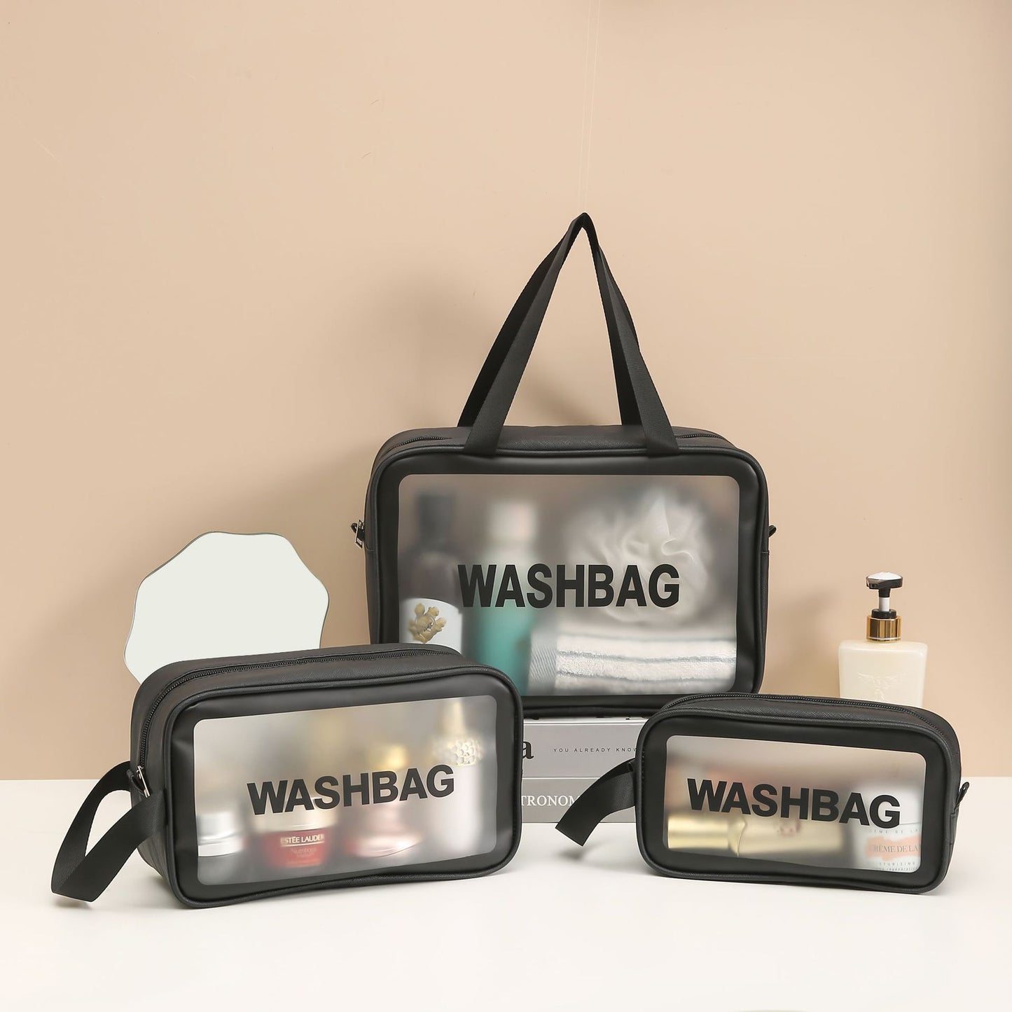 Transparente Reise-Waschtasche Brehn