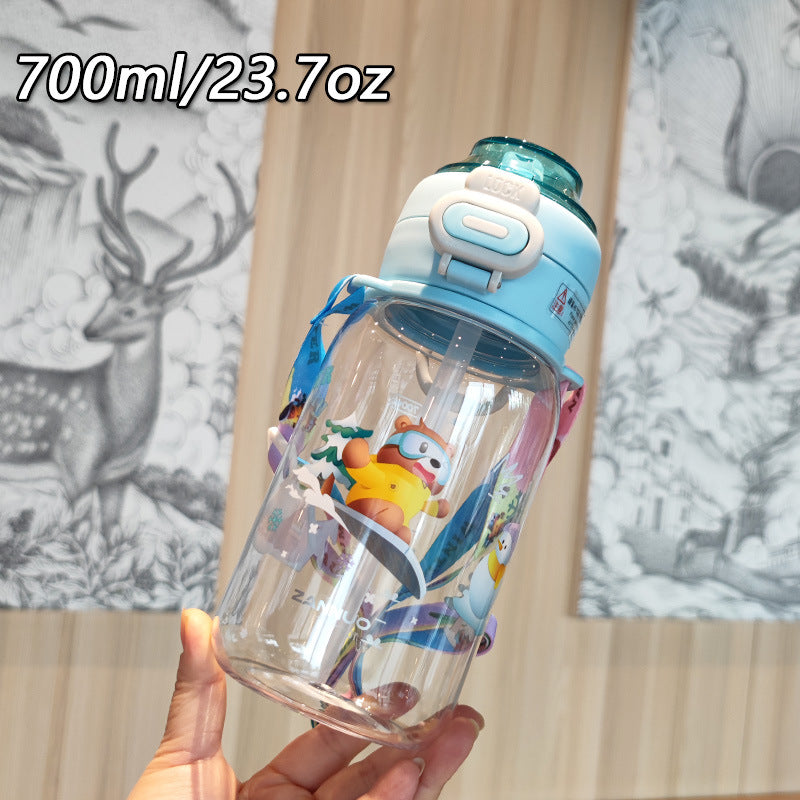 Damen kreative Wasserflasche mit sicherem Schließmechanismus Brehn