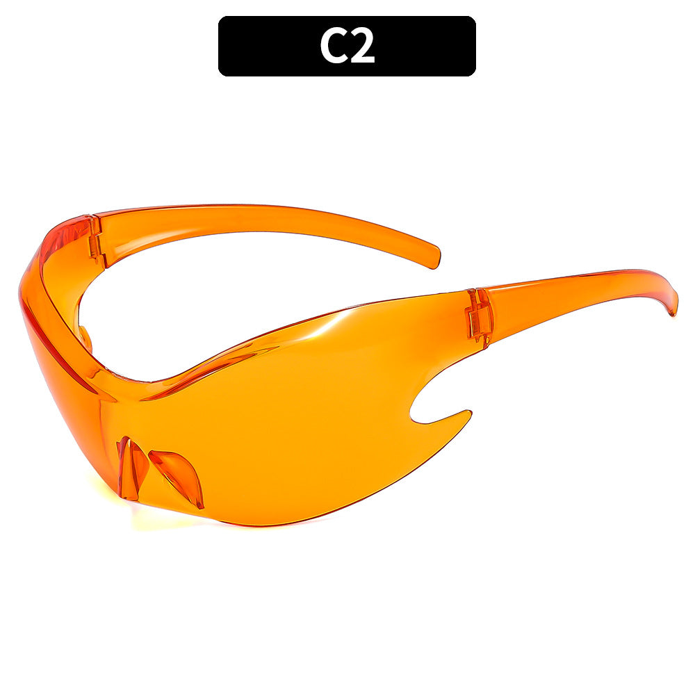 Futuristische Hochleistungs-Wrap-Sonnenbrille